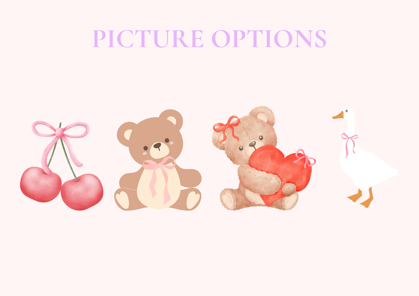 Scalloped Oval Name Plaque w/ Picture