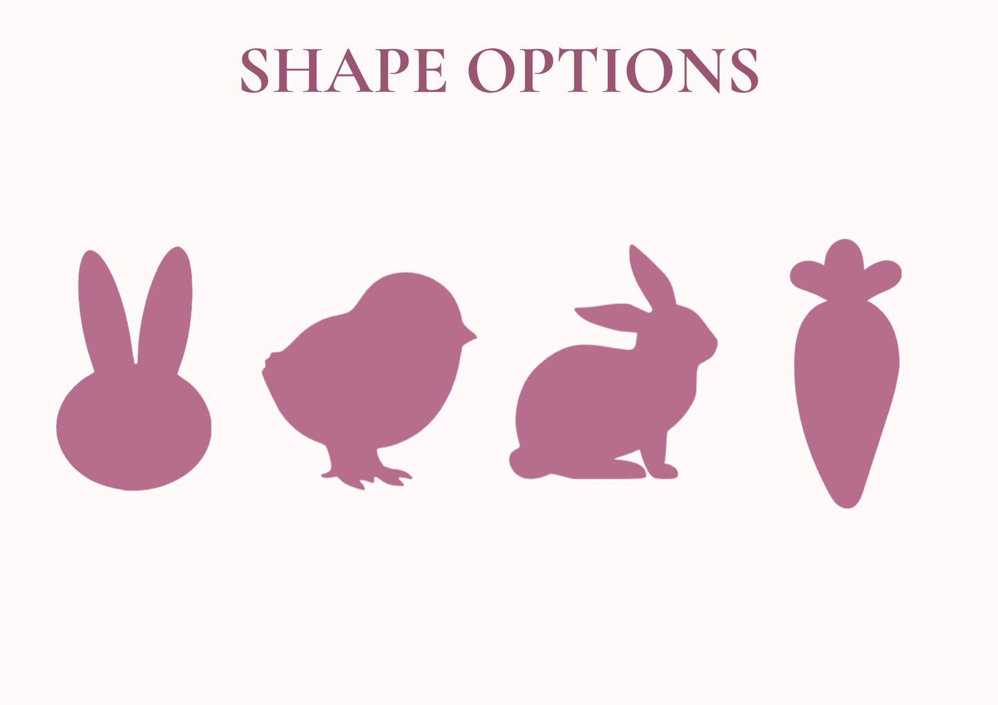 Easter Basket Tags | MULTIPLE SHAPES