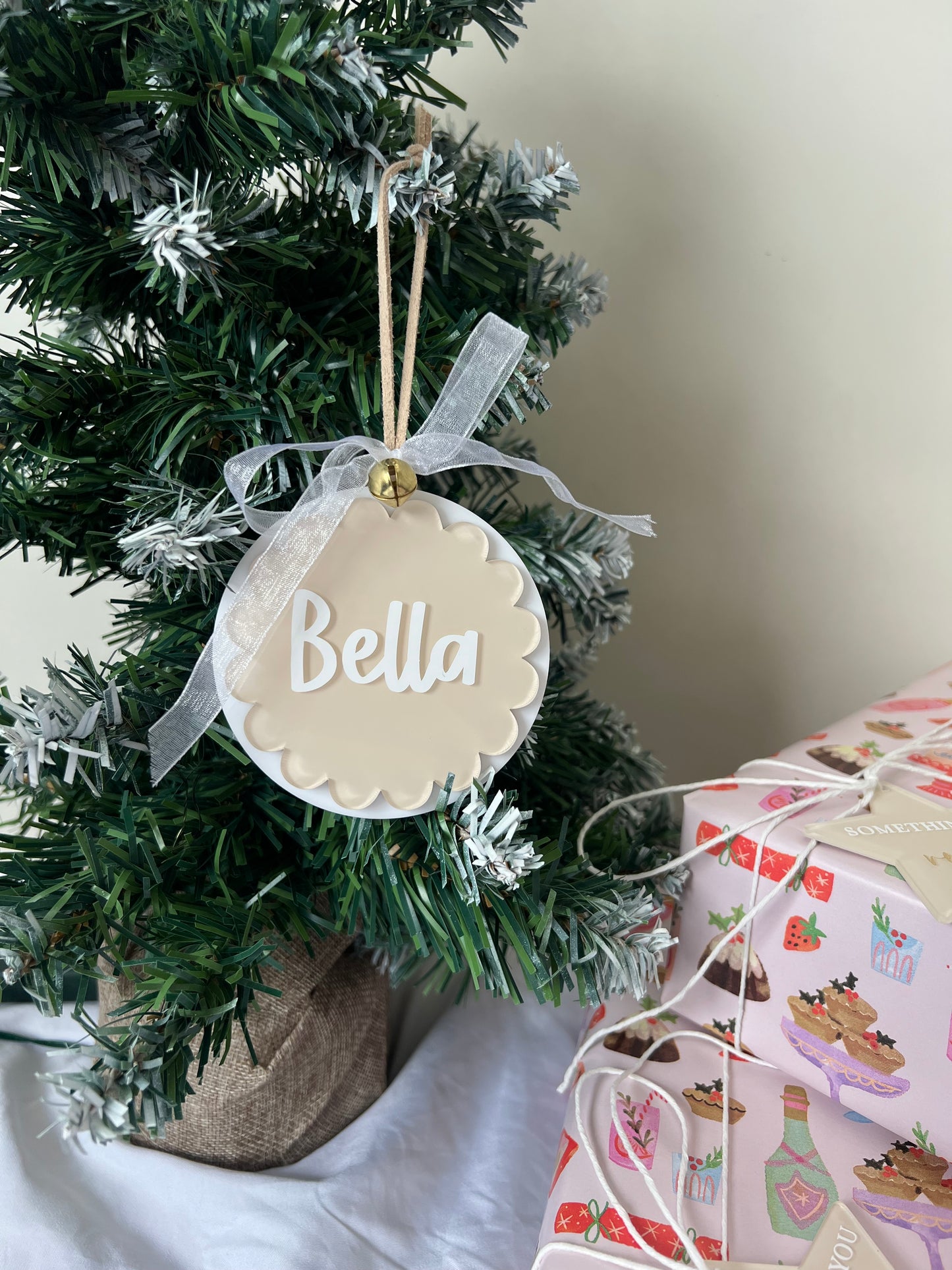 Deluxe Christmas Tree Decoration - Name