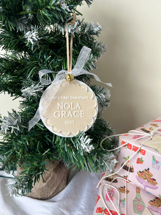 Deluxe Christmas Tree Decoration - My First Christmas