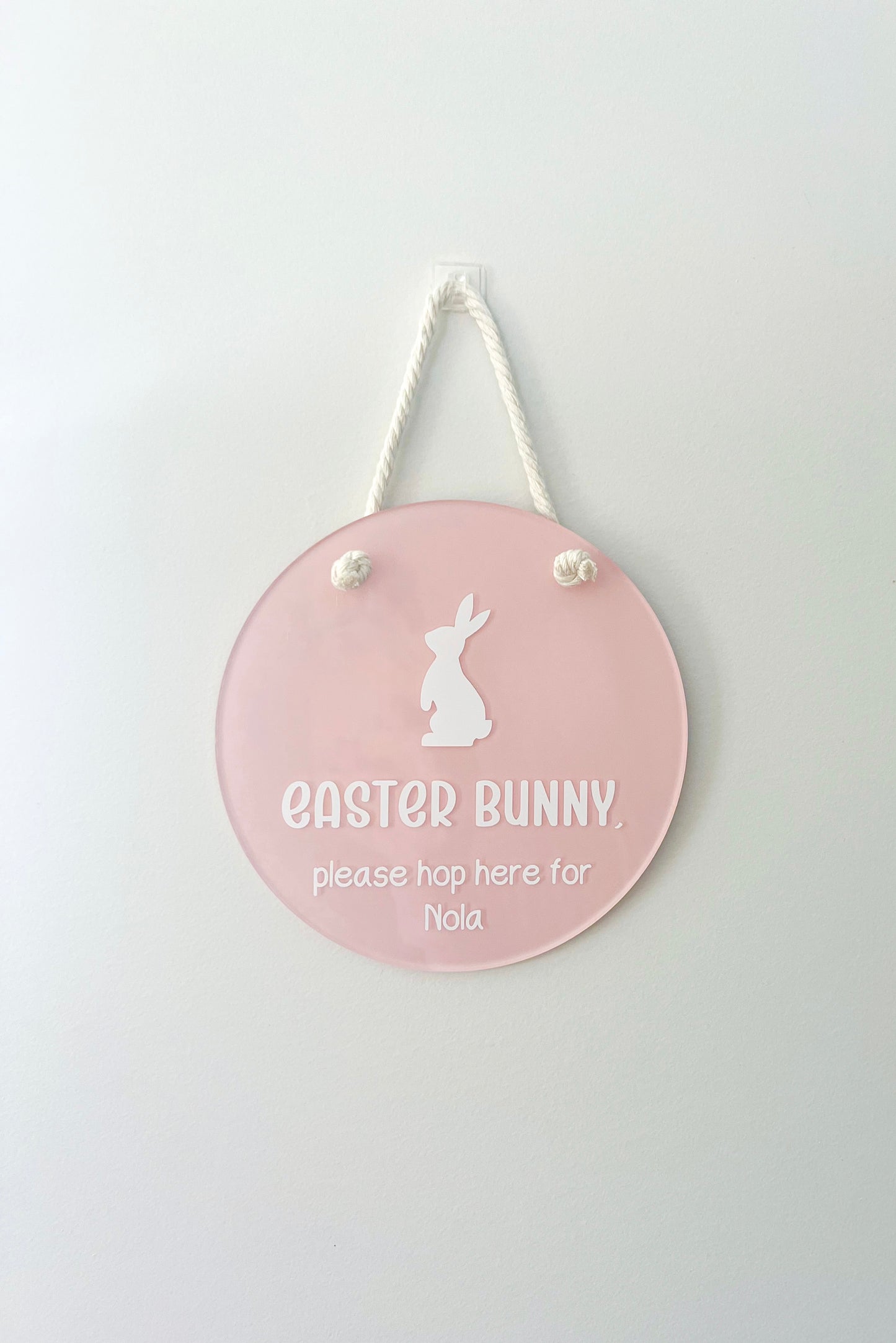 Easter Bunny Hanging Sign
