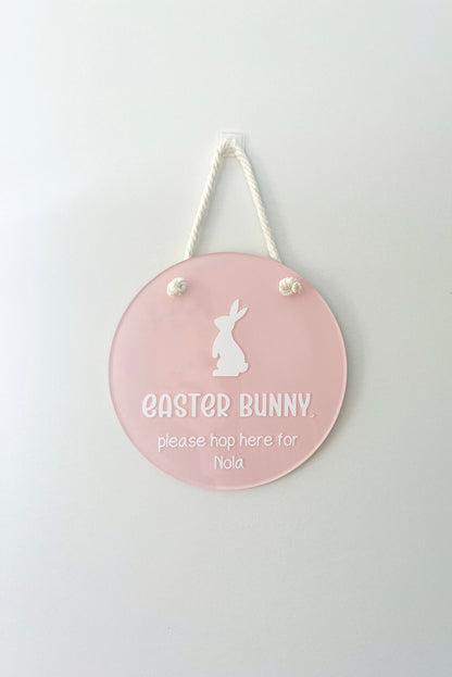Easter Bunny Hanging Sign