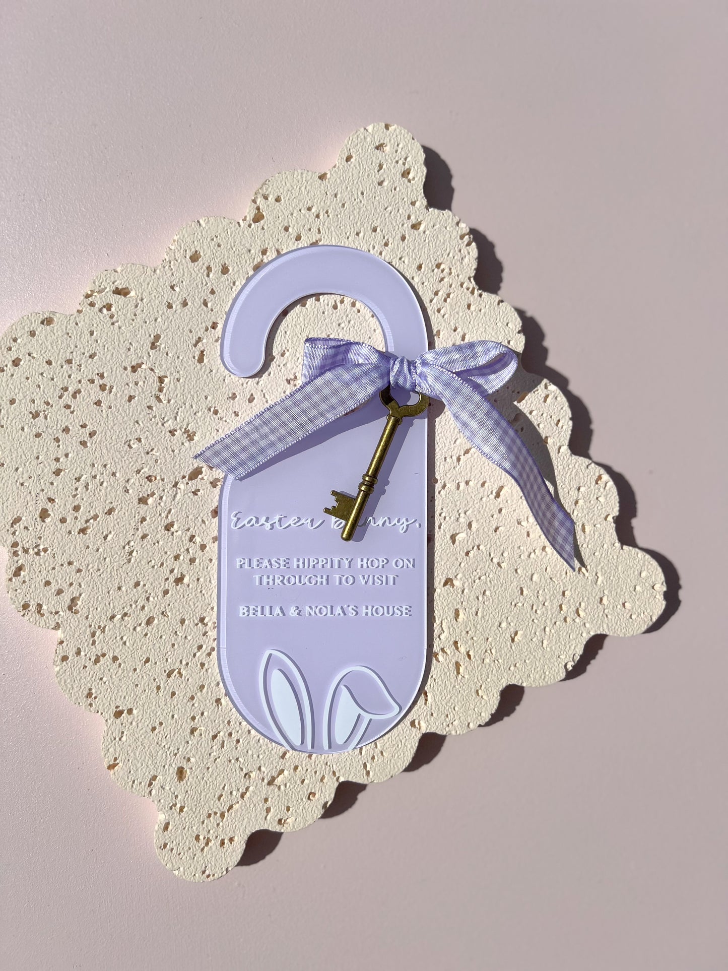 Easter Bunny Magic Key Door Hanger