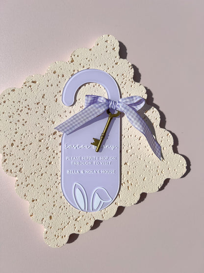 Easter Bunny Magic Key Door Hanger