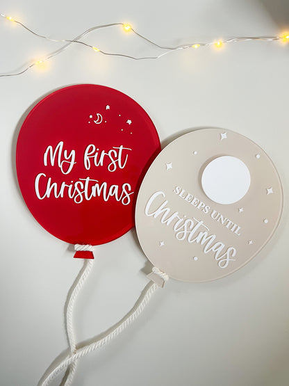 First Christmas Balloon