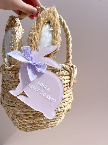 Easter Bunny Basket Tag