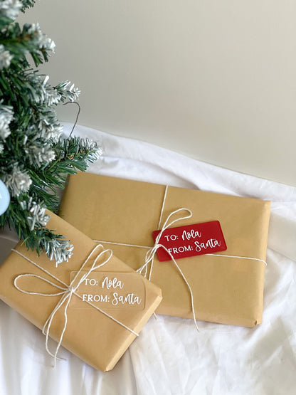 Personalised Christmas Gift Tags