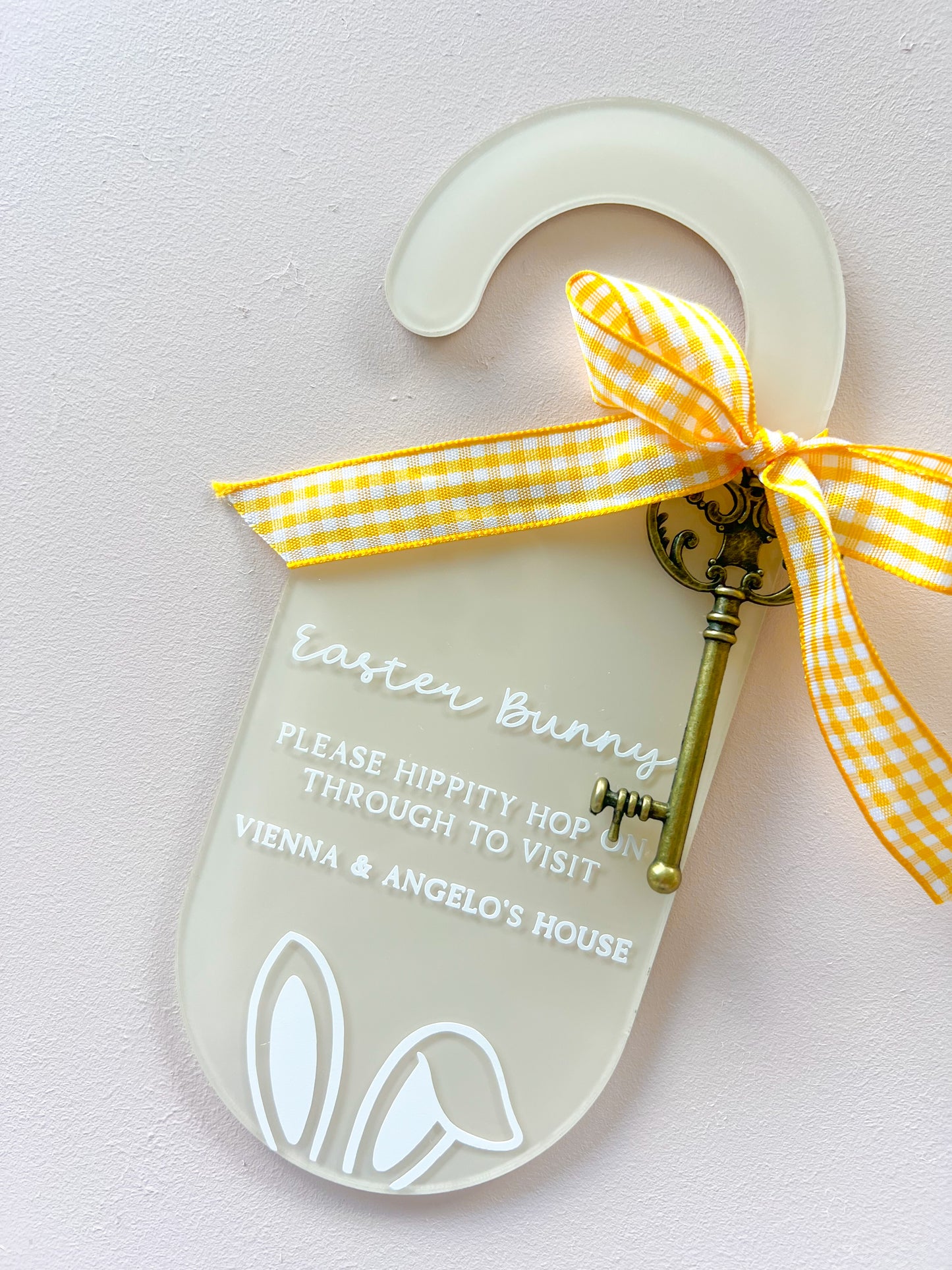 Easter Bunny Magic Key Door Hanger