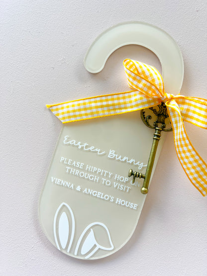 Easter Bunny Magic Key Door Hanger