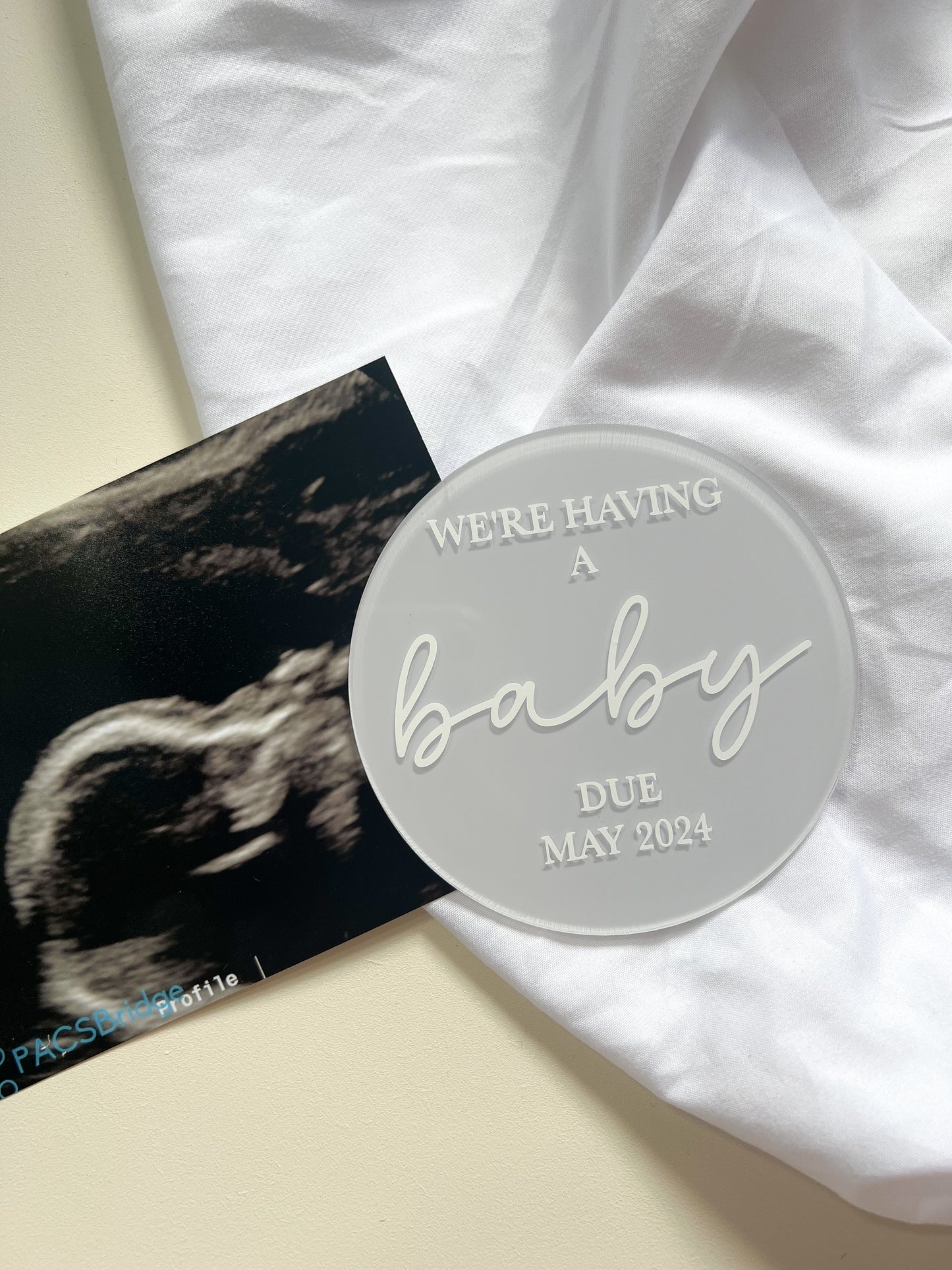 Pregnancy Announcement Plaque