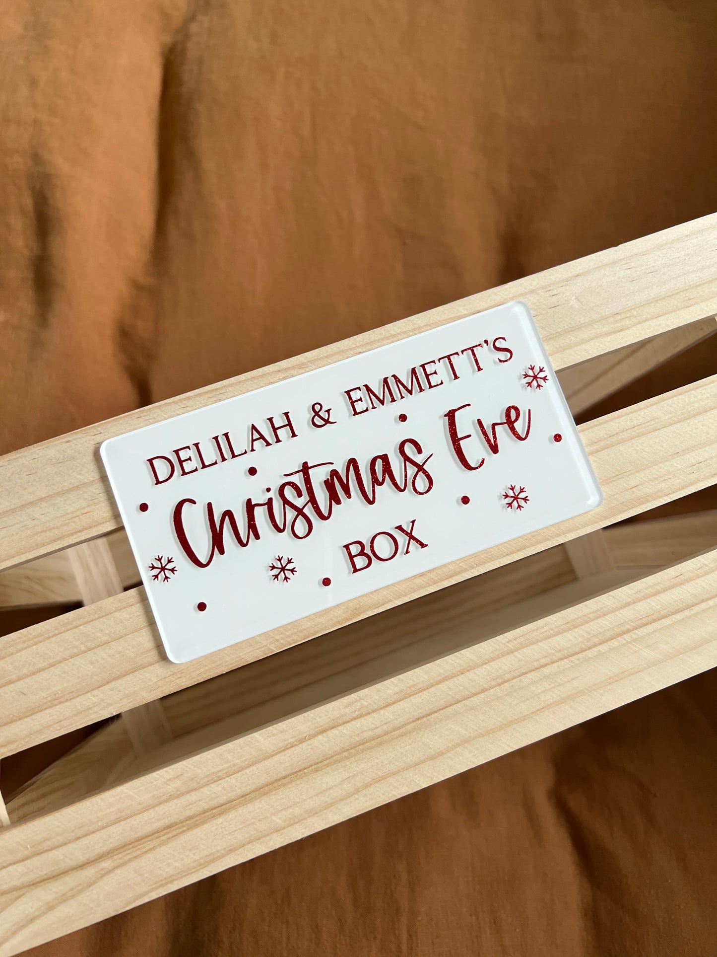 Christmas Eve Box Label