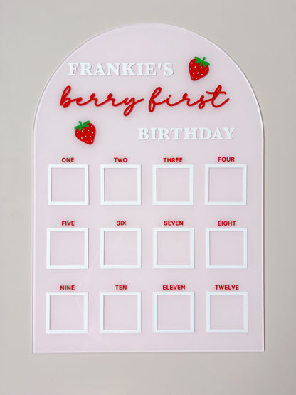 (CUSTOM) My First Year Photo Board