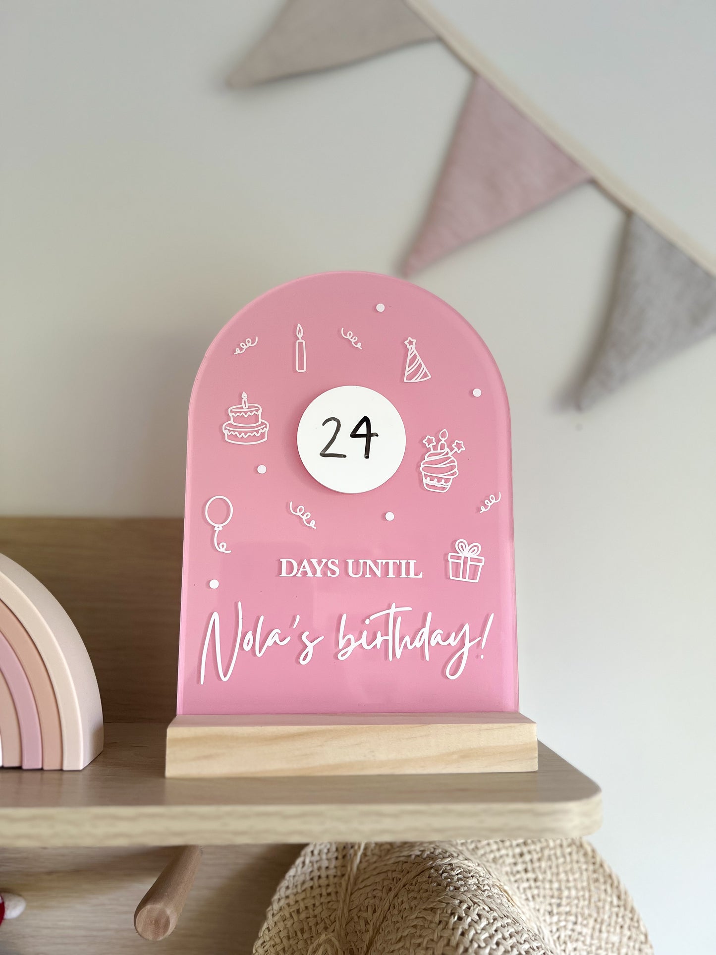 Birthday Countdown Arch