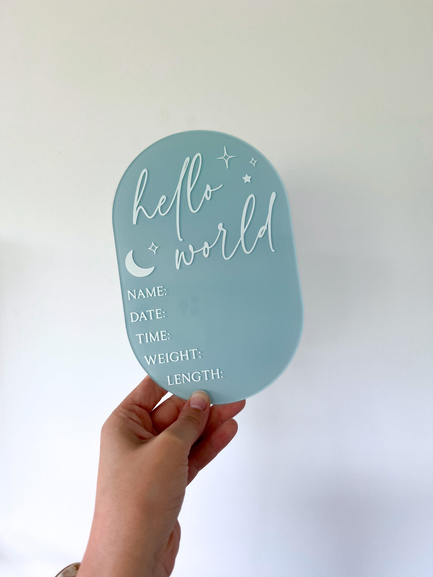 Birth Details Oval